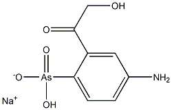 SODIUMGLYCOLYLARSANILATE Struktur