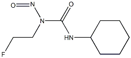 UREA,1-CYCLOHEXYL-3-(2-FLUOROETHYL)-3-NITROSO- Structure