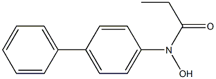 N-PROPIONYL-N-HYDROXY-4-AMINOBIPHENYL Structure