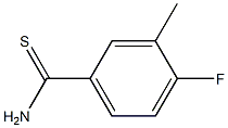 4-FLUORO-3-METHYL-THIOBENZAMIDE Structure