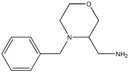 (4-Benzylmorpholin-3-yl)methylamine Structure