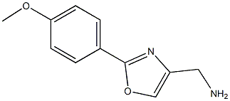 [2-(4-Methoxyphenyl)oxazol-4-yl]methylamine Structure