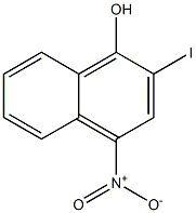 2-iodo-4-nitro-naphthalen-1-ol Struktur