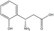 (S)-3-Amino-3-(2-hydroxy-phenyl)-propanoic acid Structure