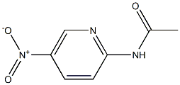2-Acetoamino-5-nitropyridine Structure