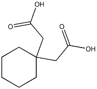 1,1-Cyclohexanediacetic acid ( For Gabapentin ) Structure