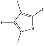 2,4,5-三碘-3-甲基噻吩,,结构式