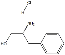 D-苯丙氨醇盐酸盐, , 结构式