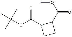 Methyl 1-(tert-Butoxycarbonyl)azetidine-2-carboxylate Structure