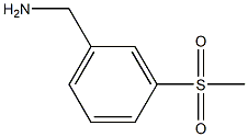 3-Methansulfonylbenzylamine Struktur