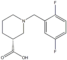 (3R)-1-(2,5-difluorobenzyl)piperidine-3-carboxylic acid|