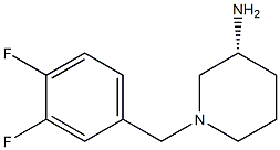 (3R)-1-(3,4-difluorobenzyl)piperidin-3-amine Struktur
