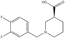 (3S)-1-(3,4-difluorobenzyl)piperidine-3-carboxylic acid