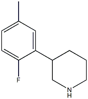 3-(2-fluoro-5-methylphenyl)piperidine