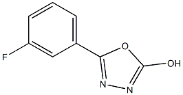  5-(3-fluorophenyl)-1,3,4-oxadiazol-2-ol