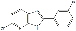 8-(3-bromophenyl)-2-chloro-9H-purine