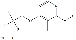  2-Chloromethyl-3-methyl-4-(2,2,2-triofluoro-ethoxy)pyridine
HCl