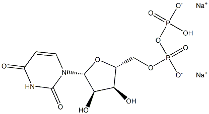 Uridine diphosphate disodium salt Structure