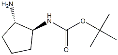 (1S,2S)-Boc-1,2-diaminocyclopentane Structure