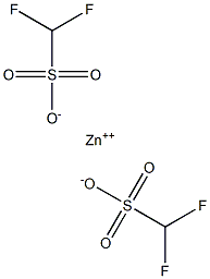 二氟甲基磺酸锌, , 结构式