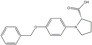(2S,3R)-(TRANS-4-BENZYLOXYPHENYL)-PYRROLIDINE-2-CARBOXYLIC ACID Structure