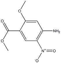 methyl 4-amino-2-methoxy -5-nitrobenzoate Structure