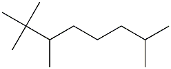 2,2,3,7-テトラメチルオクタン 化学構造式