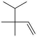 3,3,4-trimethyl-1-pentene Structure