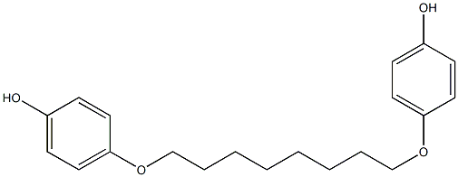 4,4''-[OCTANE-1,8-DIYLBIS(OXY)]DIPHENOL Structure