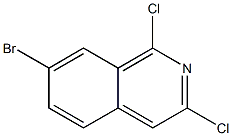 1,3-DICHLORO-7-BROMOISOQUINOLINE Structure