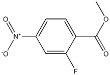 2-FLUORO-4-NITROBENZOIC ACID METHYL ESTER Struktur