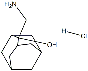 2-(AMINOMETHYL)ADAMANTAN-2-OL Hydrochloride Structure