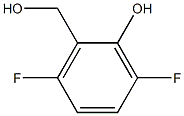 3,6-DIFLUORO-2-HYDROXYBENZYL ALCOHOL Structure