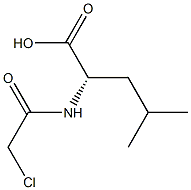 (2S)-2-[(CHLOROACETYL)AMINO]-4-METHYLPENTANOIC ACID Struktur
