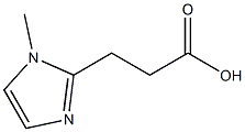 3-(1-METHYL-1H-IMIDAZOL-2-YL)-PROPIONIC ACID, 98+% Structure