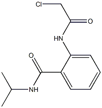 2-[(CHLOROACETYL)AMINO]-N-ISOPROPYLBENZAMIDE Struktur