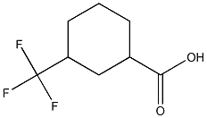 3-(TRIFLUOROMETHYL)CYCLOHEXANECARBOXYLIC ACID Structure