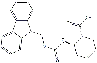(1R:2S)-FMOC-2-AMINOCYCLOHEX-4-ENE-CARBOXYLIC ACID Structure
