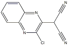 (3-CHLOROQUINOXALIN-2-YL)MALONONITRILE 结构式