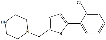  1-{[5-(2-CHLOROPHENYL)THIEN-2-YL]METHYL}PIPERAZINE
