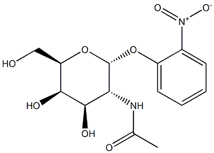 2-NITROPHENYL 2-ACETAMIDO-2-DEOXY-A-D-GALACTOPYRANOSIDE, 99% MIN. Structure
