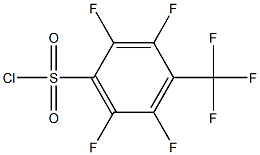 2,3,5,6-TETRAFLUORO-4-(TRIFLUOROMETHYL)BENZENESULPHONYL CHLORIDE 结构式