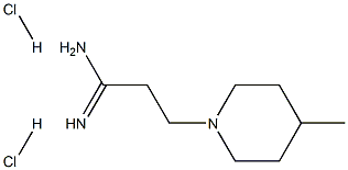 3-(4-Methyl-piperidin-1-yl)-propionamidine 2HCl Structure