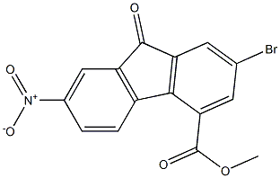 METHYL 2-BROMO-7-NITRO-9-OXO-9H-FLUORENE-4-CARBOXYLATE Structure