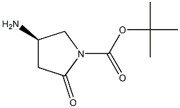 (R)-1-BOC-4-AMINO-2-PYRROLIDINONE Structure