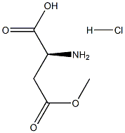 L-Aspartic Acid-4-Methyl Ester Monohydrochloride Struktur