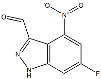 6-FLUORO-4-NITROINDAZOLE-3-CARBOXYALDEHYDE