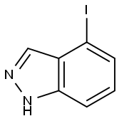 4-IODOINDAZOLE 化学構造式