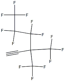 4,4,5,5,6,6,6-HEPTAFLUORO-3,3-BIS(TRIFLUOROMETHYL)HEXYNE Structure