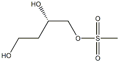 (S)-1,2,4-BUTANETRIOL MESYLATE Struktur